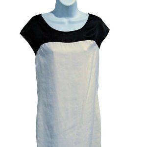 Express Black ,White, and Blue Shift Dress Size XS